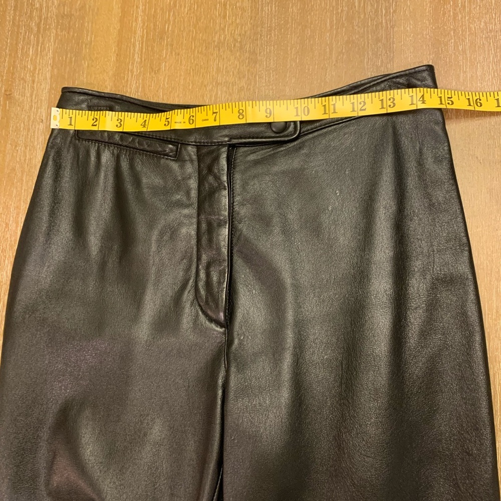 Wilson Black genuine, leather women’s pants - Picture 16 of 16